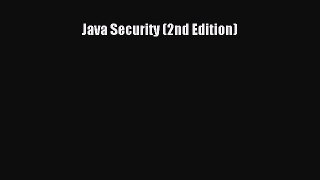 Read Java Security (2nd Edition) Ebook Free