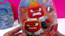 Disney Pixar Inside Out Glow JOY FEAR DISGUST SADNESS ANGER Dolls - Toy Unboxing Video Cookieswirlc