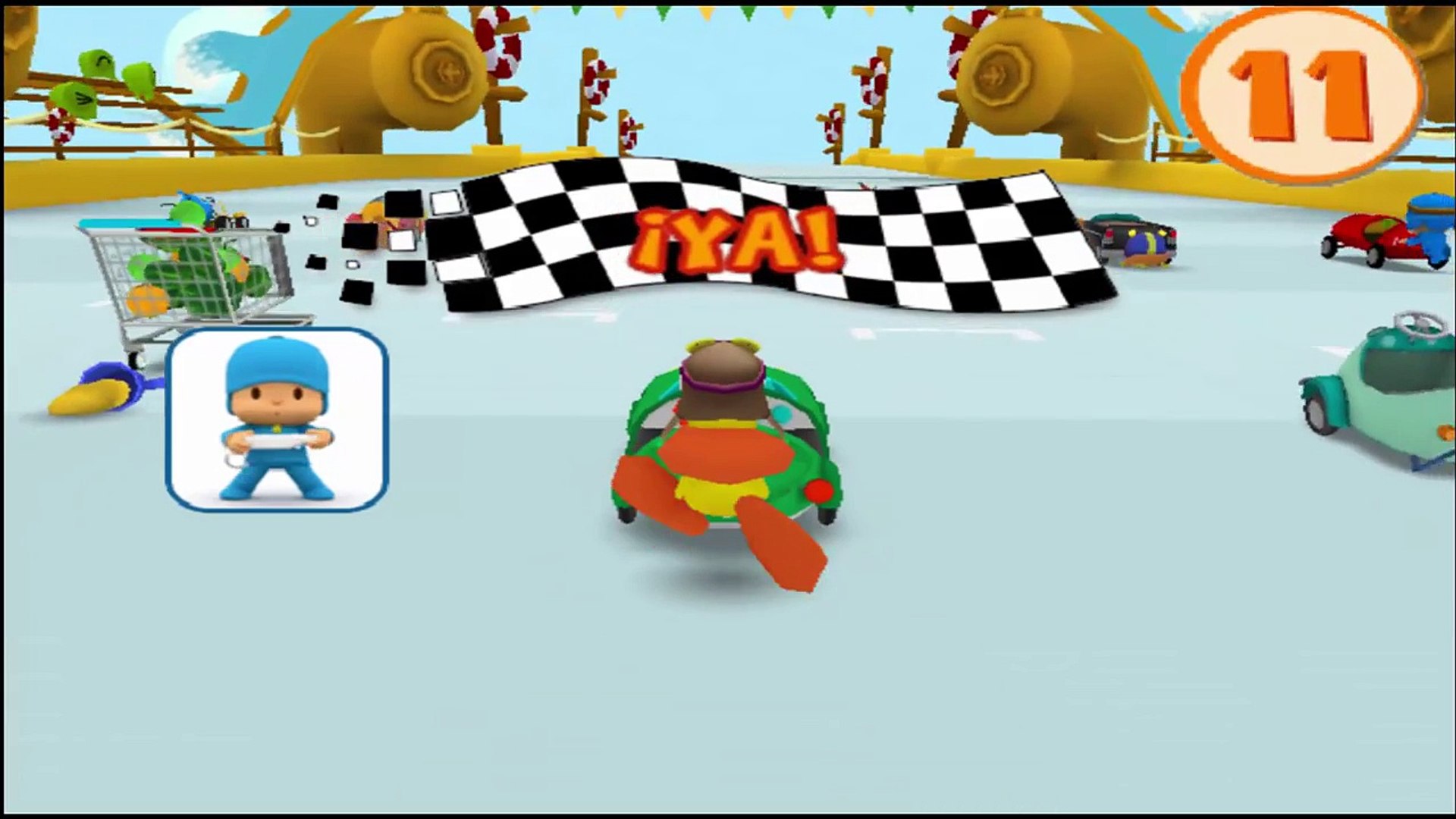 Pocoyo Racing Wii Campeonato Nivel 6 – Видео Dailymotion