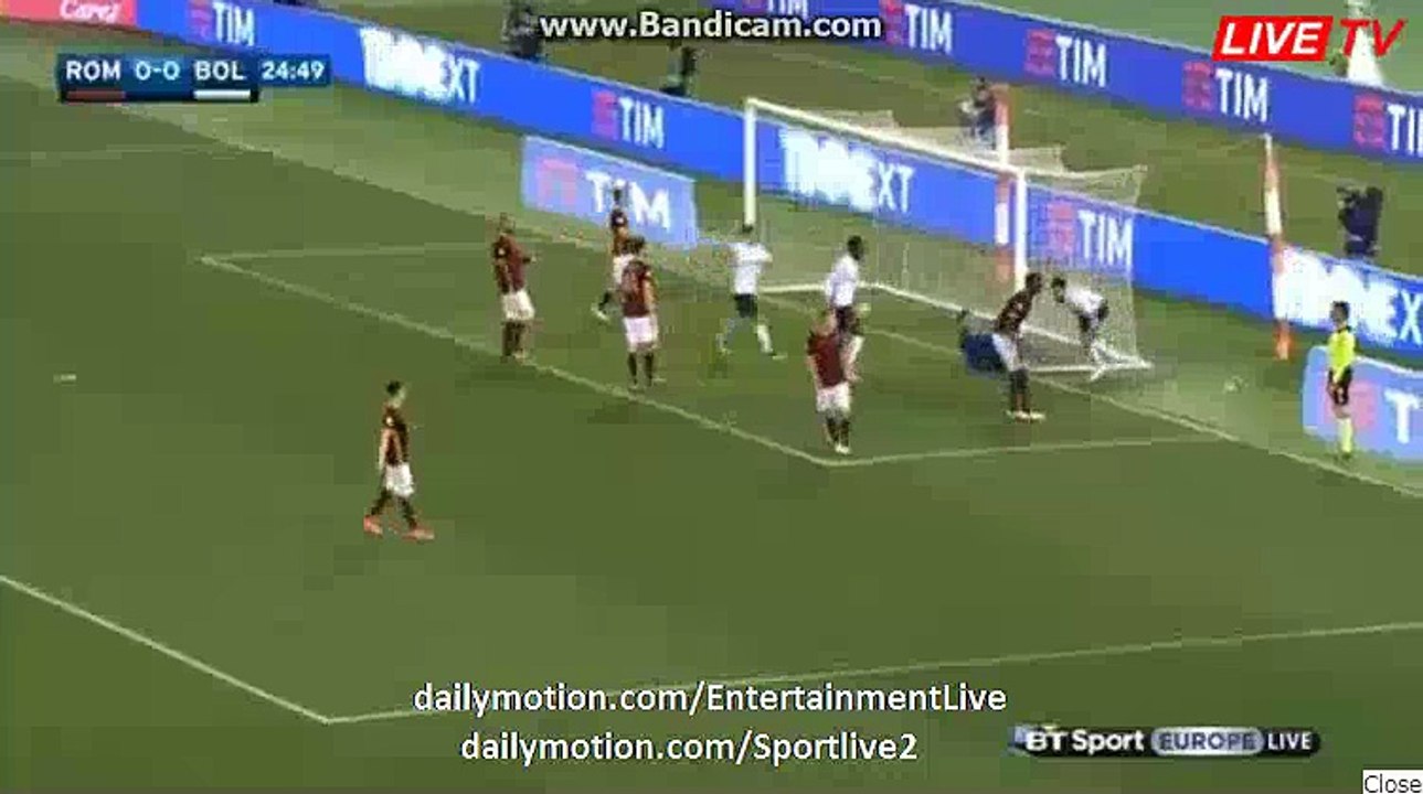 0-1 Luca Rossettini Goal | Roma 0-1 Bologna Serie A