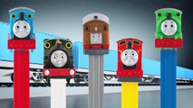 Thomas and Friends Finger Family ★ Thomas & Friends PEZ Dispenser Daddy Finger Song ★ PEZ Toy Rhymes