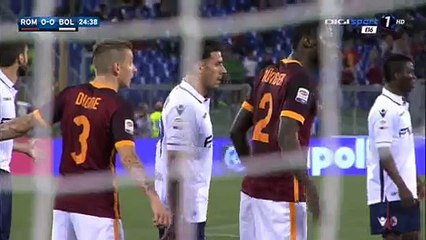 Luca Rossettini Goal - AS Roma 0-1 Bologna - 11-04-2016