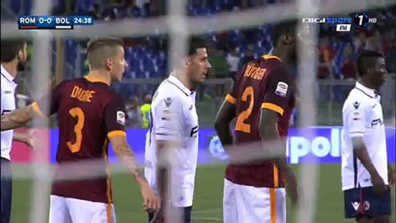 0-1 Luca Rossettini | AS Roma - Bologna 11.04.2016