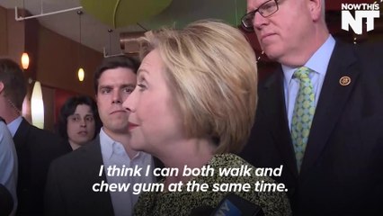 Hillary Clinton: I Can Juggle Trump and Sanders