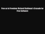 Download Free as in Freedom: Richard Stallman's Crusade for Free Software PDF Free