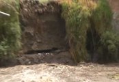 Crecida de río causa problemas en Chimborazo