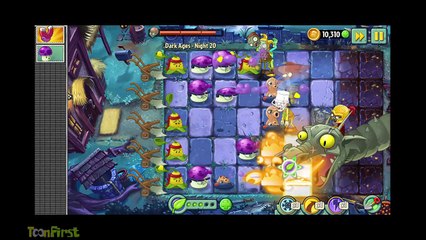 Plants Vs Zombies 2 Dark Ages: Part 2 FINAL BOSS, DR ZOMBOSS, Zombot Dark Dragon, Night 20
