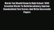 [PDF] Words You Should Know In High School: 1000 Essential Words To Build Vocabulary Improve
