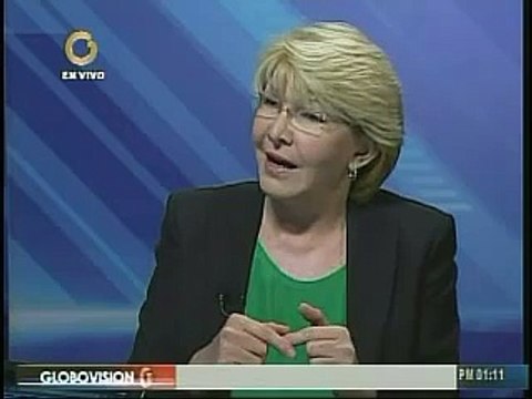 Entrevista de Luisa Ortega Díaz en Globovisión fue interrumpida por un apagón
