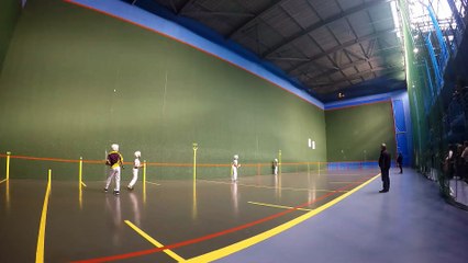 Finale Nat Benjamin Cuir MAG - Pey (Costossèque-Peyres) contre Pau (Mariaud-Costa)