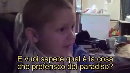 Bimbo di 4 anni commuove il web descrive il Paradiso prima di morire