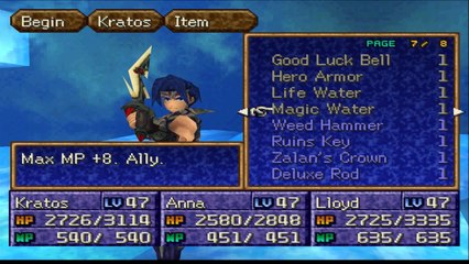 Kratos plays Legend of Legaia Part 43: Congrats from Songi