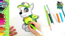 Tous les chiens | La Pat Patrouille | Coloriage peinte à la main | enfants vidéo | Paw Patrol