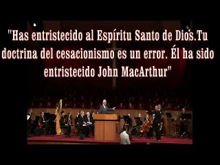 Profeta reprende públicamente a John MacArthur