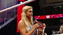 Charlotte honored in the official WWE Women's Championship presentation  Raw, April 4, 2016