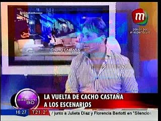 Cacho Castaña vuelve a cantar