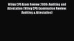 [Read book] Wiley CPA Exam Review 2006: Auditing and Attestation (Wiley CPA Examination Review: