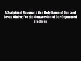 [PDF] A Scriptural Novena to the Holy Name of Our Lord Jesus Christ: For the Conversion of