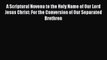 [PDF] A Scriptural Novena to the Holy Name of Our Lord Jesus Christ: For the Conversion of