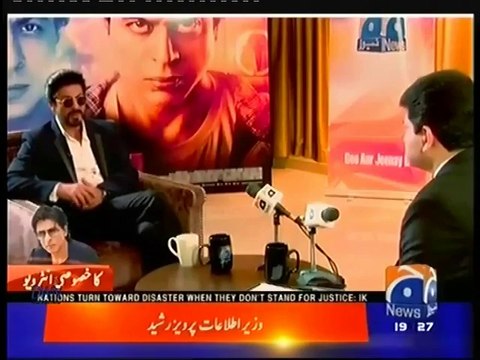 Shahrukh Khan Interview With Hamid Mir FAN Movie Promotion