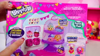 Shopkins Season 4 Cupcake Queen Cafe Cake Bakery Playset with 2 Exclusives Unboxing Video