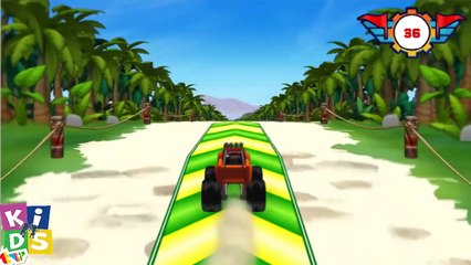 Blaze and THE MONSTER MACHINES Dragon Island Race - Nick Junior Game