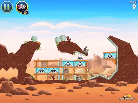 Angry Birds Star Wars 1-24 Tatooine 3-Star Walkthrough
