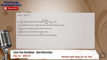 Love You Goodbye - One Direction Vocal Backing Track with chords and lyrics