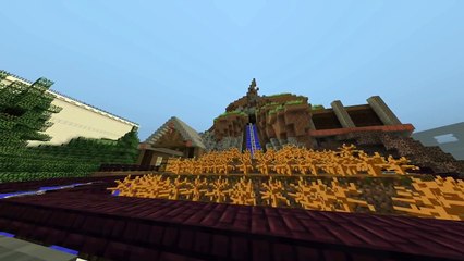 Splash Mountain Disneyland Ride (Minecraft 2015)