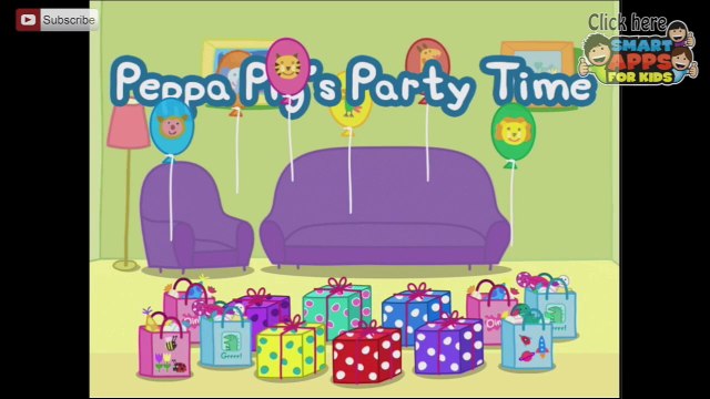 Peppa Pigs Party Time Part 1- top app demos for kids - Ellie