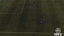 Fifa 12 - Best ever bicycle kick goal !! Messi Goals !!