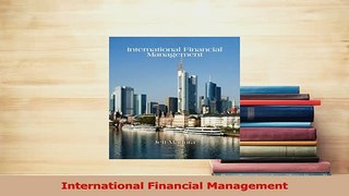 Read  International Financial Management Ebook Free