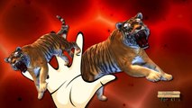 Finger Family Children Nursery Rhymes Animals Cartoons | King Kong Lion Tiger Finger Family