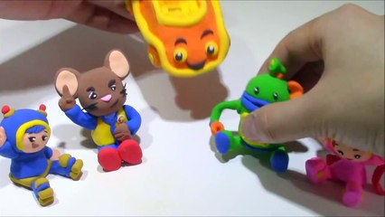 Making Team Umizoomi friends & characters with Play Doh