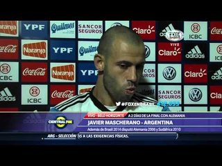 Mascherano en exclusiva - Tercera parte