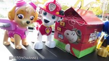SURPRISE Toys with Paw Patrol Chase Marshall Skye   Peanuts Movie McDonalds Happy Meal Surprise Toy