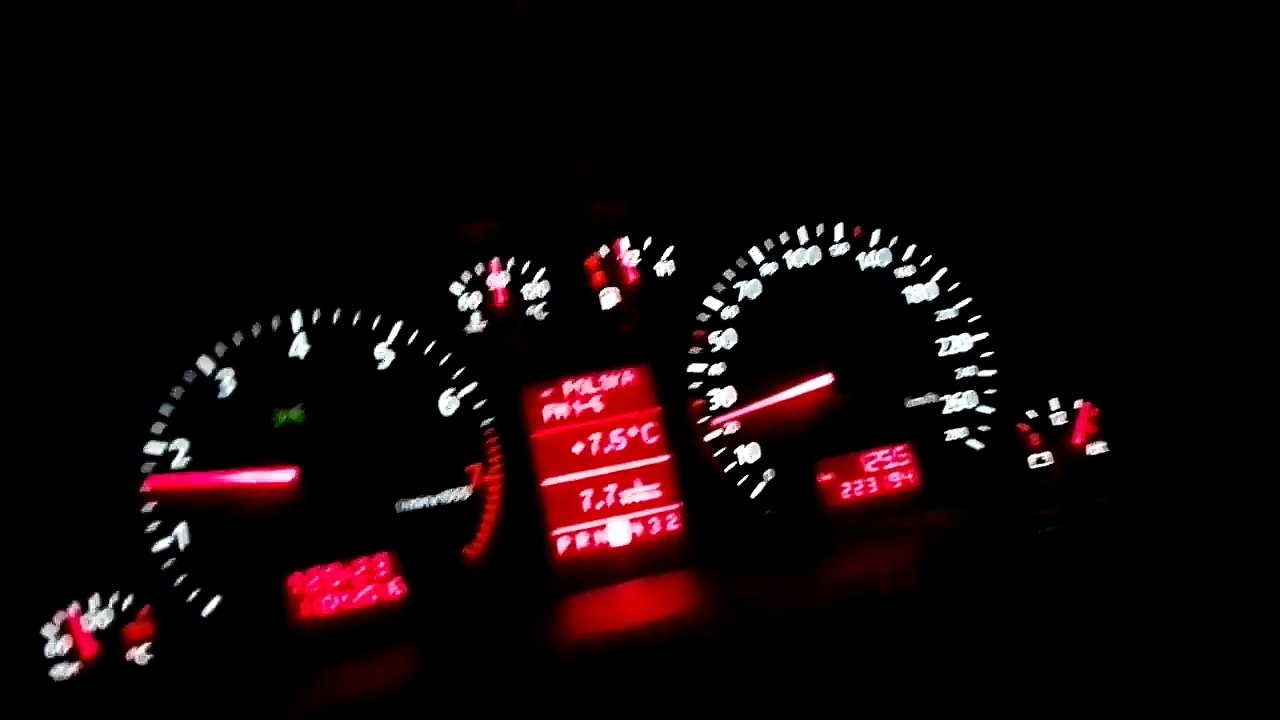 Audi A6 c5 4.2 300km Lpg. Speed test 30-200 km/h