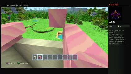 Diffusion PS4 en direct minecraft