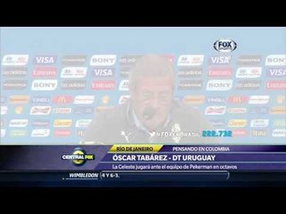 Dura conferencia de Tabárez