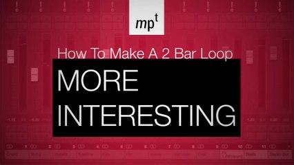 Cubase Pro 8.5 - How To Make A 2 Bar Loop More Interesting