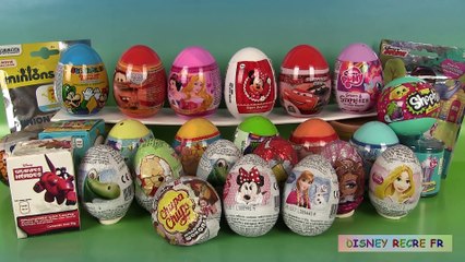 Oeufs Surprise Eggs Unboxing Masha Disney Cars Star Wars Shopkins Minions Nouveaux Héros