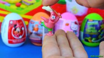 Play-Doh Kinder Surprise Eggs Cars 2 Surprise Eggs Giant Spiderman Barbie Mickey Mouse angry Bird