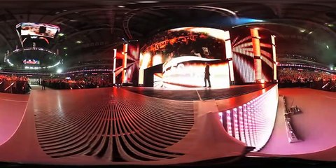 Relive Cesaro's epic return to WWE on Raw in 360°!