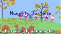 Learn english through cartoon - Peppa Pig subtitled - Episode 52- Naughty Tortoise subtitled