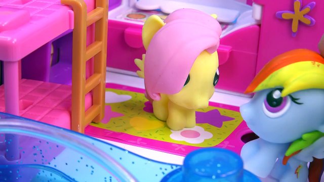 MLP Fashems Rainbow Dash Fluttershy Shopkins ROAD TRIP RV Camper My Little Pony Video Series Part 1