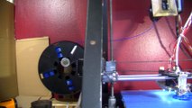 PLA Blue Painters Tape 3D print warm bed test