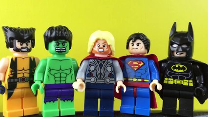 Lego Superheroes Finger Family Nursery Rhymes