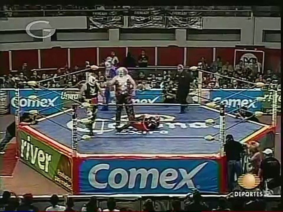 AAA-SinLimite 2009-04-17 Tepic 01 El Gato Eveready, Pimpinela Escarlata & Ultimo Gladiador vs. The Psycho Circus
