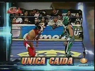 AAA-SinLimite 2009-04-17 Tepic 02  AAA Cruiserweight Title Quarter Final - Laredo Kid vs. S?per Fly