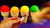 Cars 2 Play Doh Ice Cream Shopkins Spongebob Squarepants Princess Surprise Eggs by StrawberryJamToys